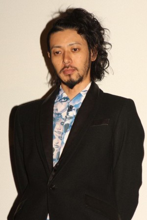 「舟を編む」完成披露試写会に登壇したオダギリジョー