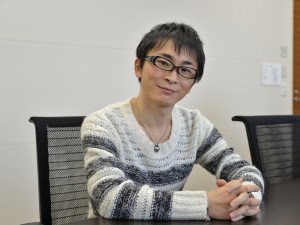 インタビューに答えてくれた阿部敦