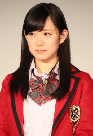 「てっぺんとったんで！完全版」完成披露試写会に出席したNMB48・渡辺美優紀