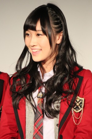 「てっぺんとったんで！完全版」完成披露試写会に出席したNMB48・矢倉楓子