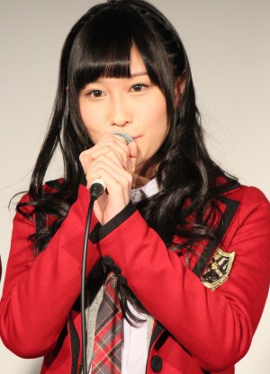 「てっぺんとったんで！完全版」完成披露試写会に出席したNMB48・矢倉楓子