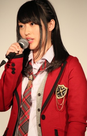 「てっぺんとったんで！完全版」完成披露試写会に出席したNMB48・小谷里穂