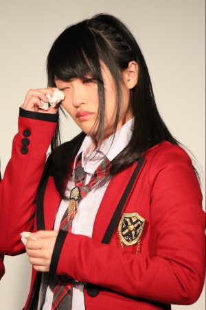 「てっぺんとったんで！完全版」完成披露試写会に出席したNMB48・小谷里穂