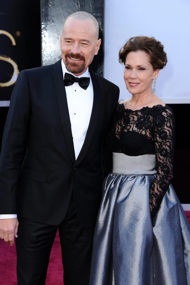 ［第85回アカデミー賞］レッドカーペット、Bryan Cranston、Robin Dearden（wife）