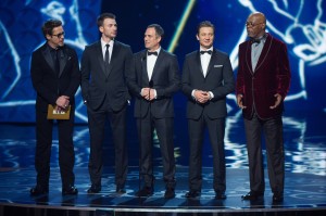 プレゼンターとして映画「アベンジャーズ」の面々も登場