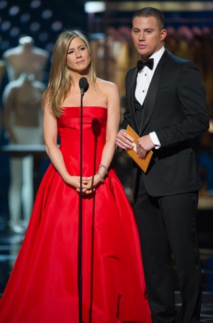 プレゼンターのジェニファー・アニストン＆チャニング・テイタム