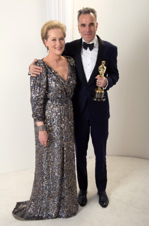 プレゼンターを務めたメリル・ストリープ、主演男優賞を受賞したダニエル・デイ＝ルイス