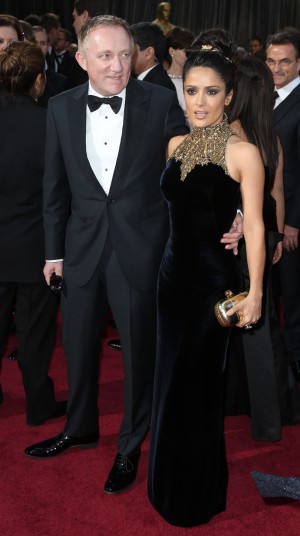 サルマ・ハエック夫妻