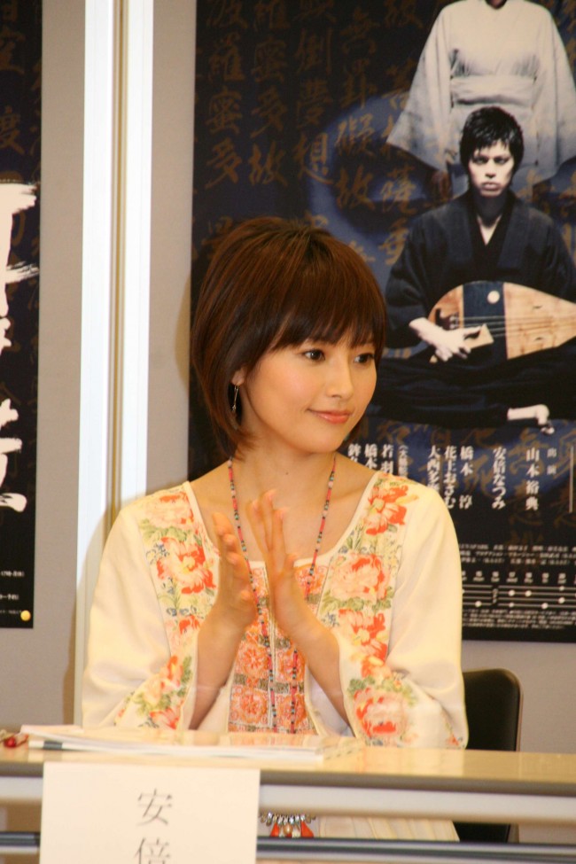 舞台版「耳なし芳一」囲み20130301、安倍なつみ
