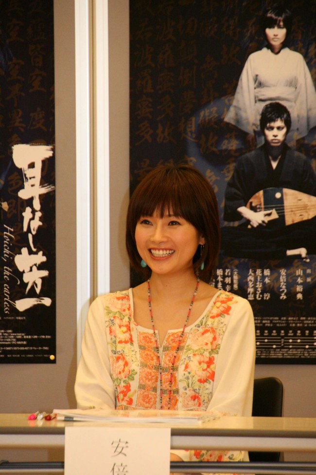 舞台版「耳なし芳一」囲み20130301、安倍なつみ