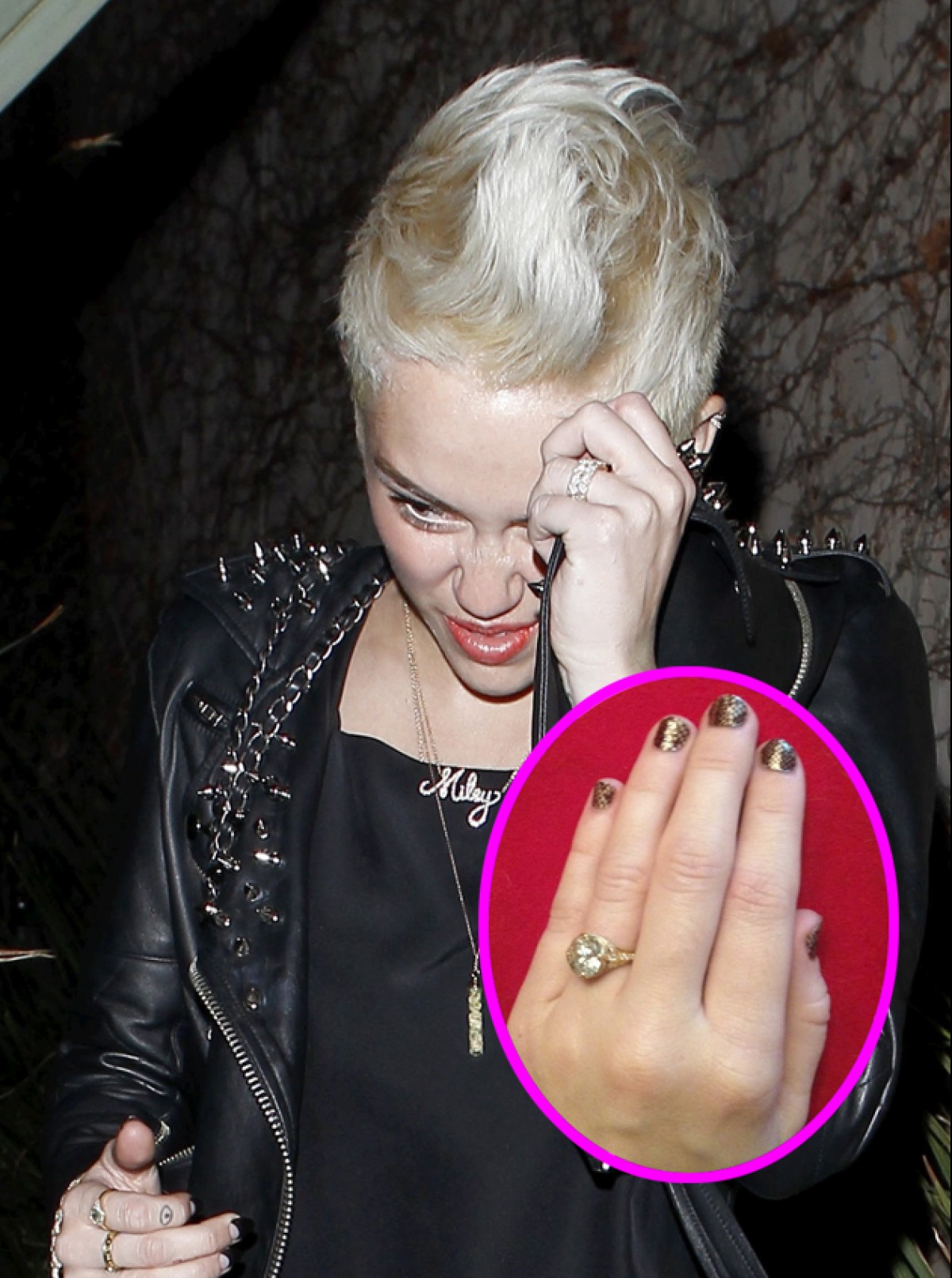 マイリー サイラス破局濃厚 婚約指輪なしで外出 13年3月8日 セレブ ゴシップ ニュース クランクイン