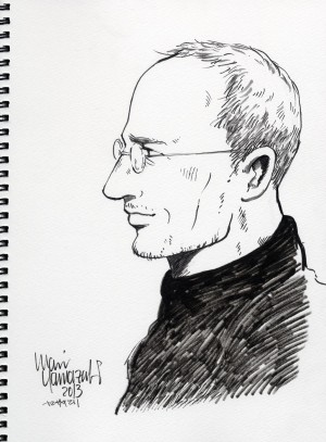 ヤマザキマリ作「スティーブ・ジョブズ」より