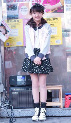 渋谷駅前に登場した野々村香音