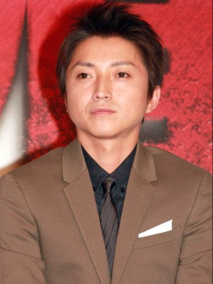 「藁の楯」完成報告記者会見に登場した藤原竜也