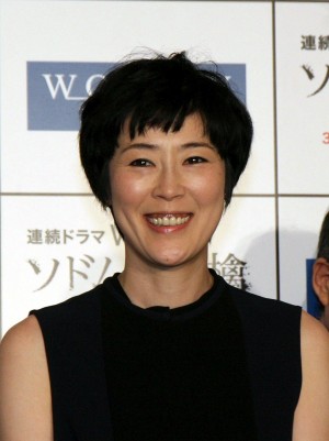 「ソドムの林檎～ロトを殺した娘たち」制作発表記者会見に登壇した、寺島しのぶ