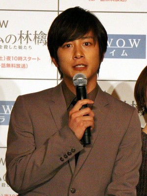 「ソドムの林檎～ロトを殺した娘たち」制作発表記者会見に登壇した、溝端淳平