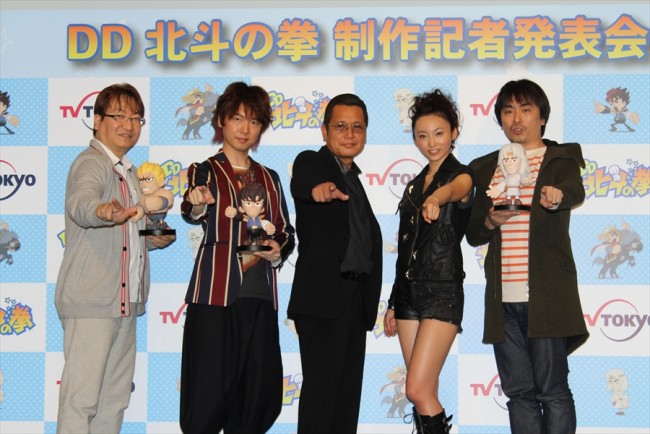 「アニメ・DD北斗の拳」制作記者発表会