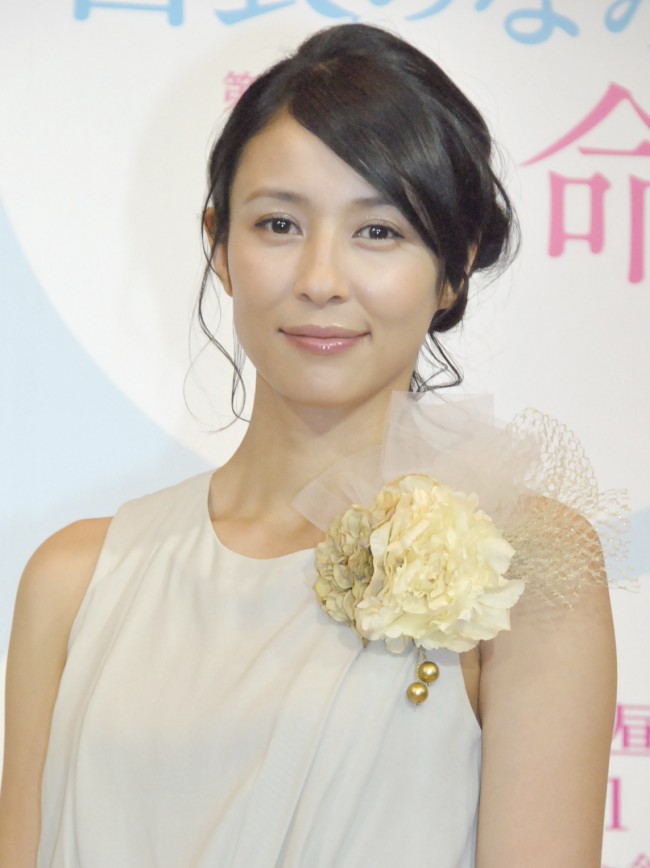 東海テレビ・フジテレビ系昼帯ドラマ「白衣のなみだ 第一部 余命」制作発表会見20130325、水野美紀