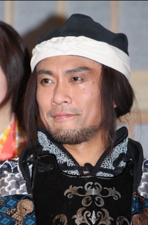 大型時代劇「女信長」記者発表に出席した、内野聖陽