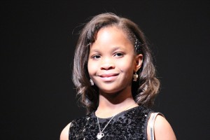 「ハッシュパピー　～バスタブ島の少女～」舞台挨拶に登壇したクヮヴェンジャネ・ウォレス