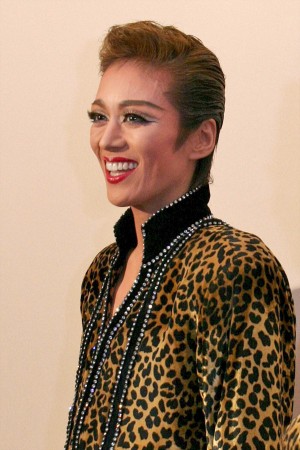 蘭寿とむ／宝塚歌劇団花組、東京宝塚劇場公演「オーシャンズ11」囲み取材の様子