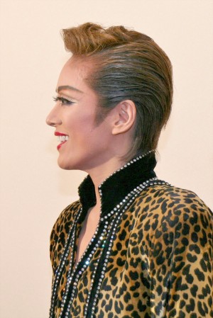 蘭寿とむ／宝塚歌劇団花組、東京宝塚劇場公演「オーシャンズ11」囲み取材の様子