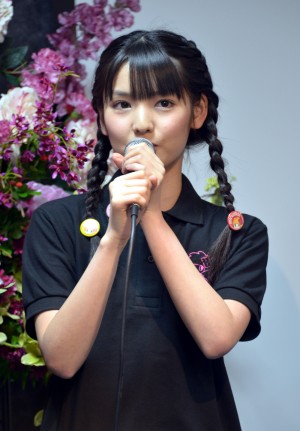 ハロプロショッププレオープンに来店した道重さゆみ