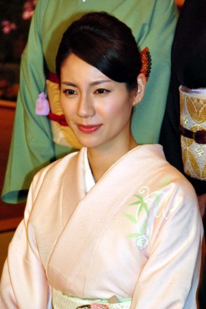 松下奈緒、『鴨、京都へ行く。～老舗旅館の女将日記～』制作発表会見