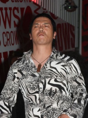 『クローズEXPLODE（エクスプロード）』製作発表に登場したやべきょうすけ