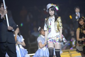 SKE48単独ライブ『SKE48 春コン 2013「変わらないこと。ずっと仲間なこと」』13日公演　組閣発表の模様　引き続きチームKⅡリーダーに任命された高柳明音