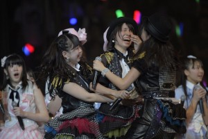 SKE48単独ライブ『SKE48 春コン 2013「変わらないこと。ずっと仲間なこと」』13日公演　組閣発表の模様　チームSリーダー兼SKE48キャプテンに任命され驚く中西優香