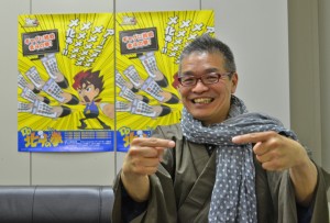 気さくにインタビューに答えてくれた大地丙太郎監督