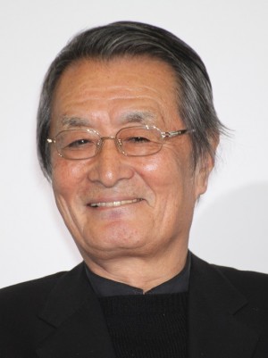 『奇跡のリンゴ』完成報告会見に登場した山崎努