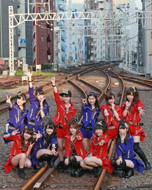 渋谷駅跡地でイベントを開催したモーニング娘。