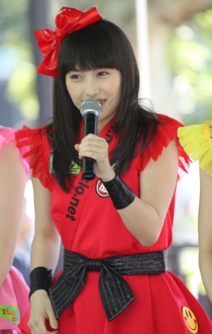 ラジオ公開収録に参加したももいろクローバーZ　百田夏菜子