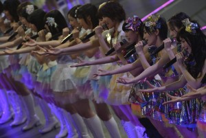 東京・日本武道館で行われた「AKB48グループ臨時総会～白黒つけようじゃないか!～」の最終日公演の模様
