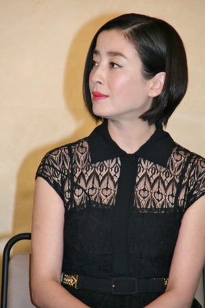 天海祐希の出演舞台の代役を務める宮沢りえが新作舞台製作発表に出席