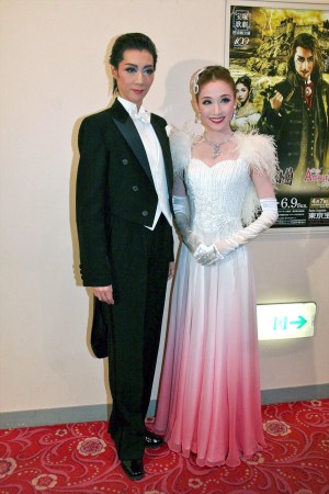 宝塚歌劇団宙組ミュージカル・プレイ『モンテ・クリスト伯』初日取材の様子