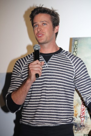 『ローン・レンジャー』アーミー・ハマー来日記者会見