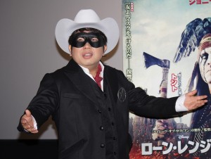 『ローン・レンジャー』来日記者会見に登場した天野ひろゆき