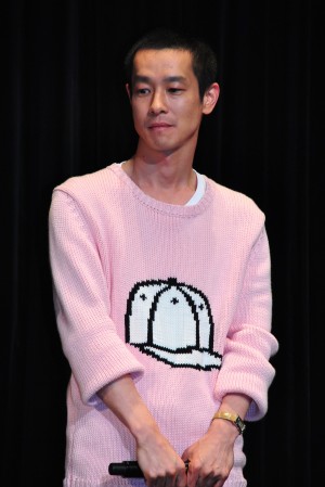 『俺俺』特別試写会に登場した加瀬亮