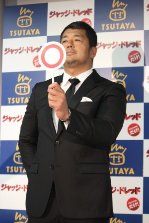 『ジャッジ・ドレッド』Blu-ray＆DVD発売記念イベントに登場した高田延彦