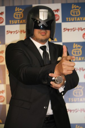 『ジャッジ・ドレッド』Blu-ray＆DVD発売記念イベントに登場した高田延彦