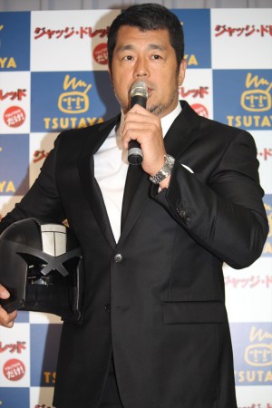 『ジャッジ・ドレッド』Blu-ray＆DVD発売記念イベントに登場した高田延彦