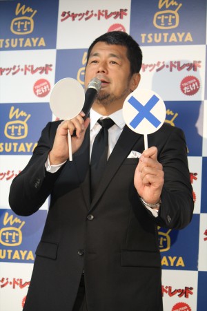 『ジャッジ・ドレッド』Blu-ray＆DVD発売記念イベントに登場した高田延彦