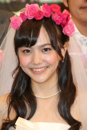 ゼクシィ6代目CMガールの松井愛莉、『ゼクシィ』新CM発表会にて