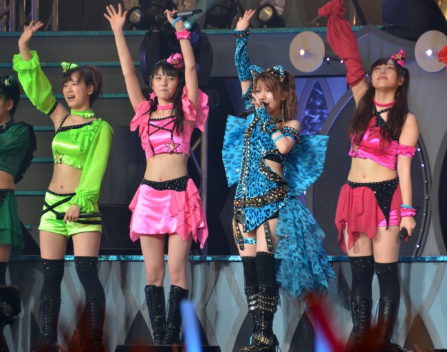 田中れいな　モーニング娘。卒業公演の模様