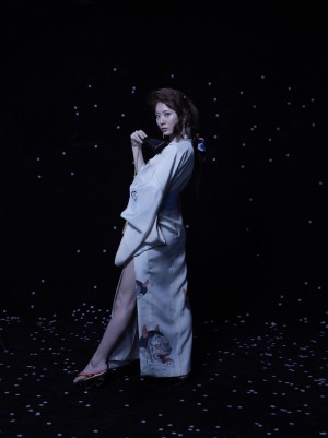 貫禄たっぷり、気の強い遊女・お七役を演じた麻美ゆま