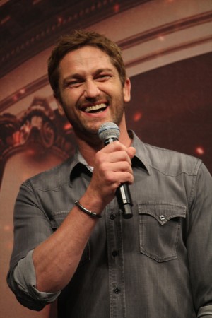 『エンド・オブ・ホワイトハウス』来日記者会見に登場したジェラルド・バトラー