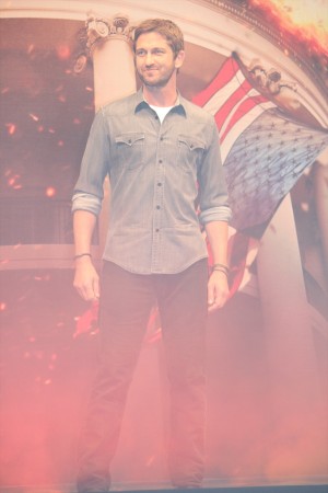 『エンド・オブ・ホワイトハウス』来日記者会見に登場したジェラルド・バトラー